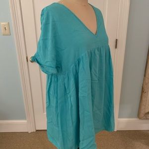 After Market teal dress